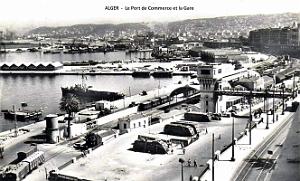 Alger - Port de Commerce et Gare